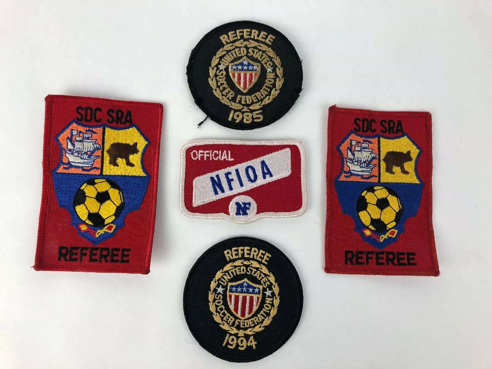 NFIOA National Federation Interscholastic Officials Association Patch Lot Of 5
