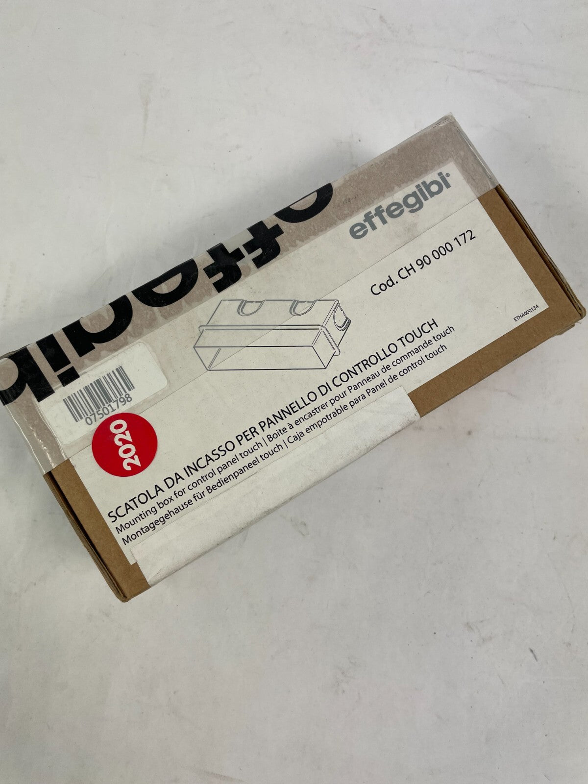 Effegibi CH90000172 Touch Nuvola Smart Power steam control counter box