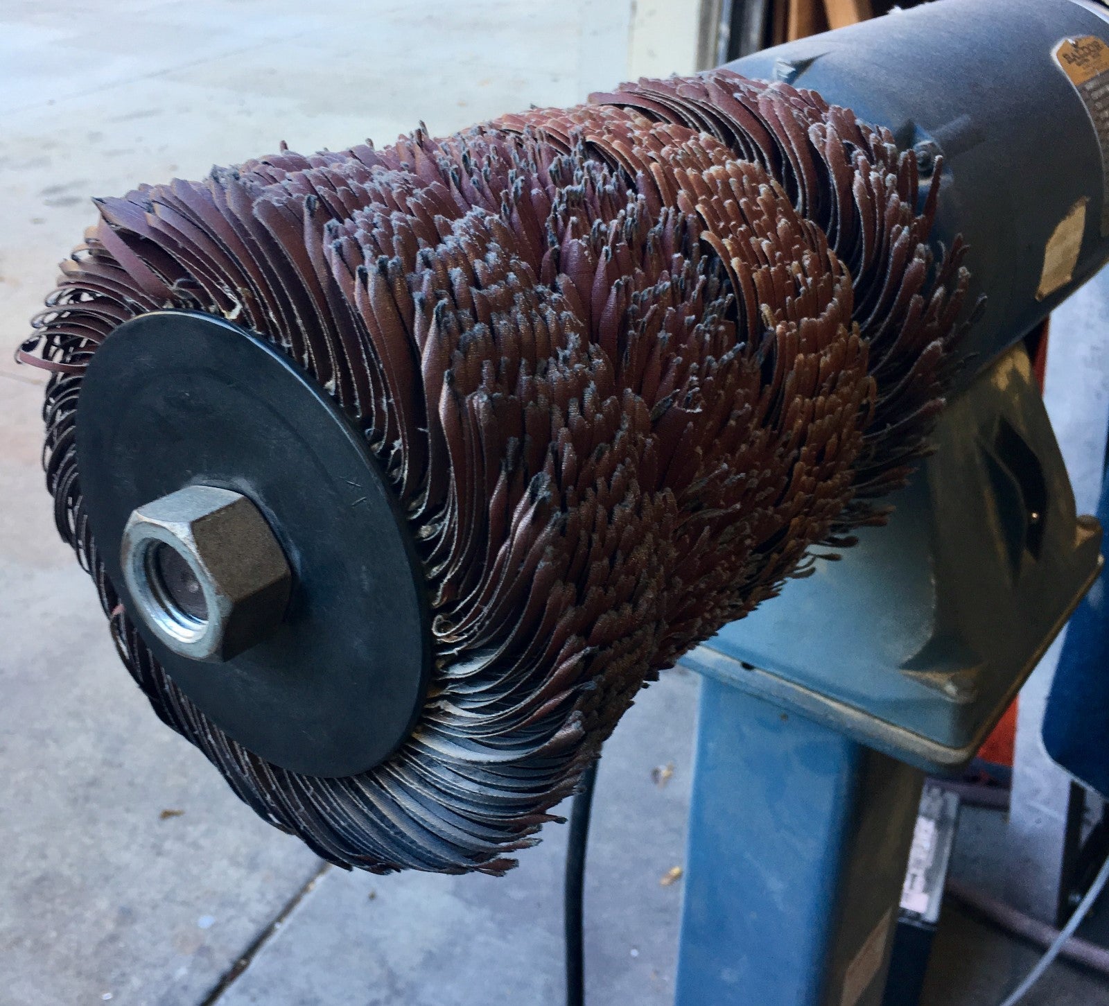 Flap sanding Abrasive Grinding wheel 10" x 2" x 1" 400 Grit Striping Polisher