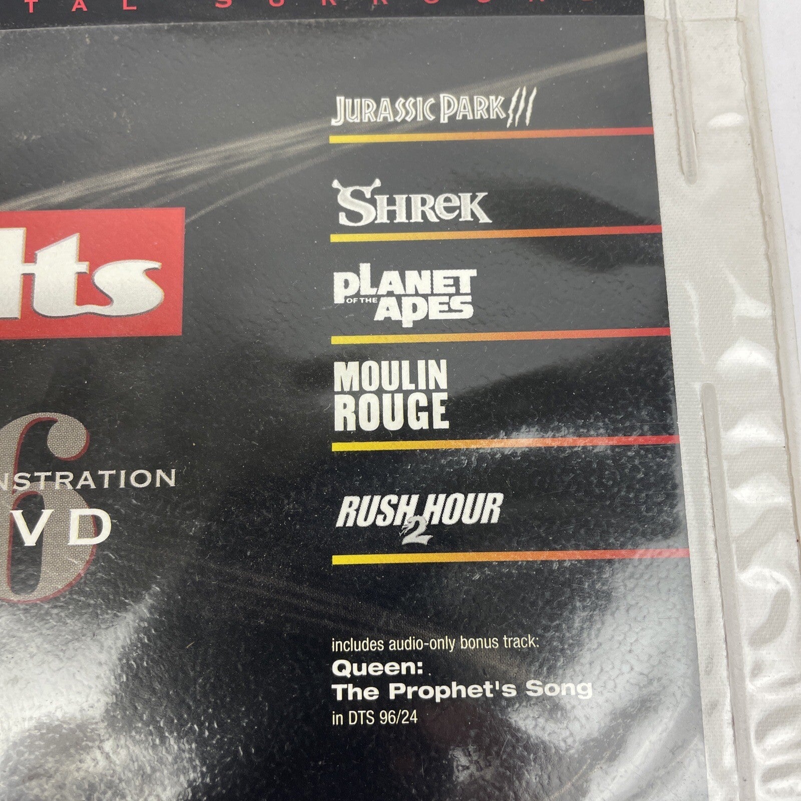 DTS Demonstration DVD Volume 6 Hollywood Studios Sampler - LOOK
