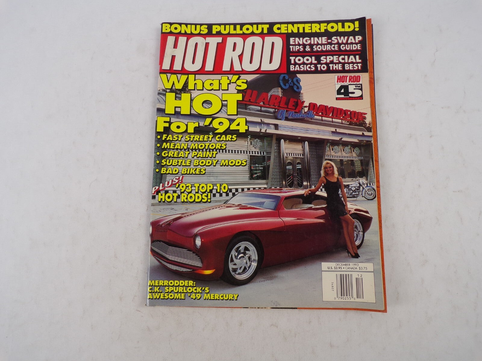 December 1993 Hot Rodding Magazine Bonus Pullout Centerfold! What's Hot For '94