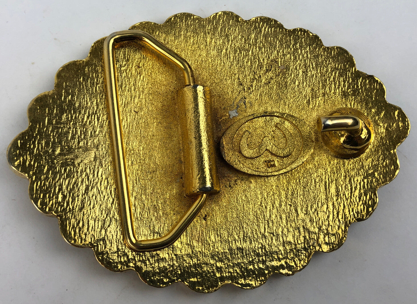 Liberty Bell 200 Years Ago Men’s Belt Buckle Beautiful Gold Finish 3.75" x 2.5"