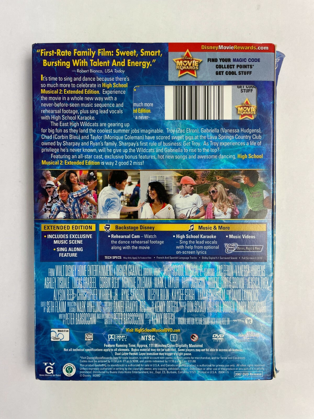 High School Musical 2 Extended Edition DVD Movies