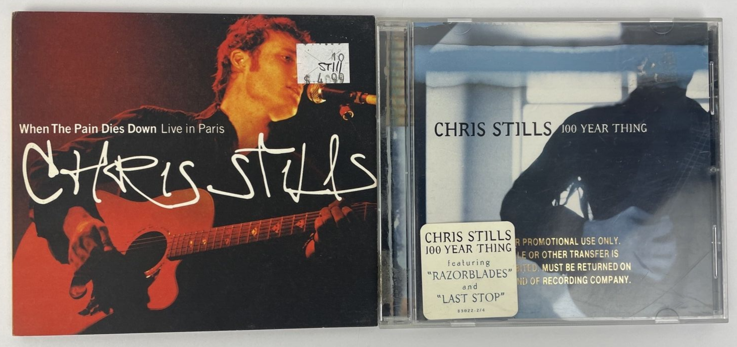 Chris Stills CD LOT  100 Year Thing + When the Pain Dies Down Live in Paris    S