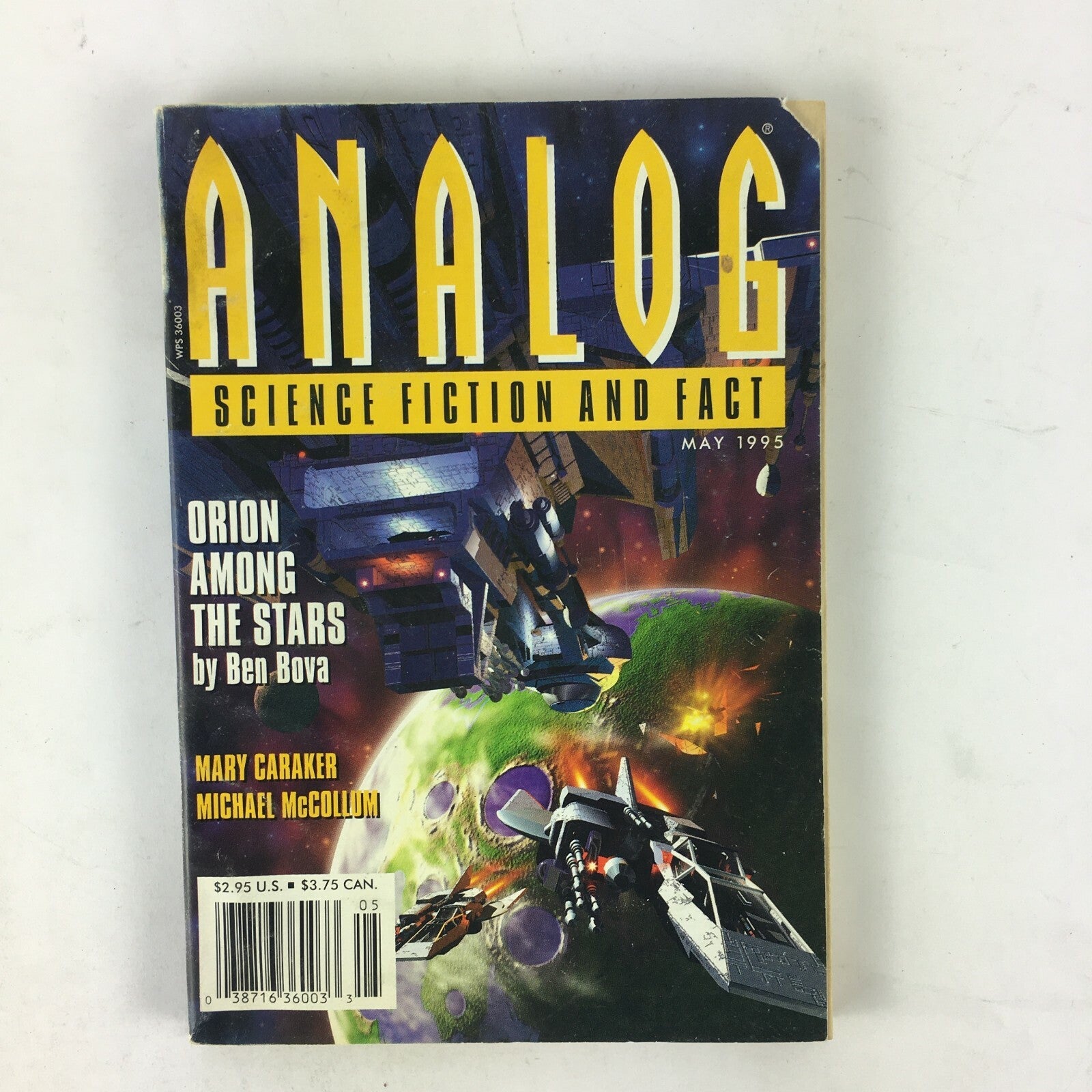 May 1995 Analog ScienceFiction Fact Magazine Orion Among The Stars by Ben Bova