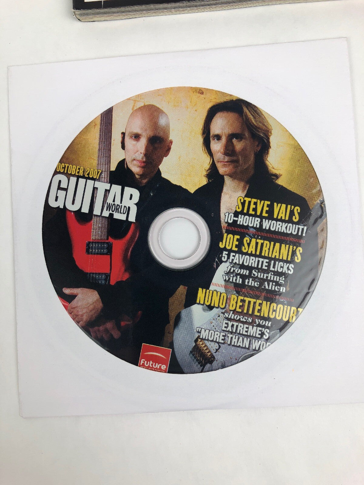 Guitar World Magazine October 2007 Steve Vai Stone Sour Ozzy Bass tabs Silversun