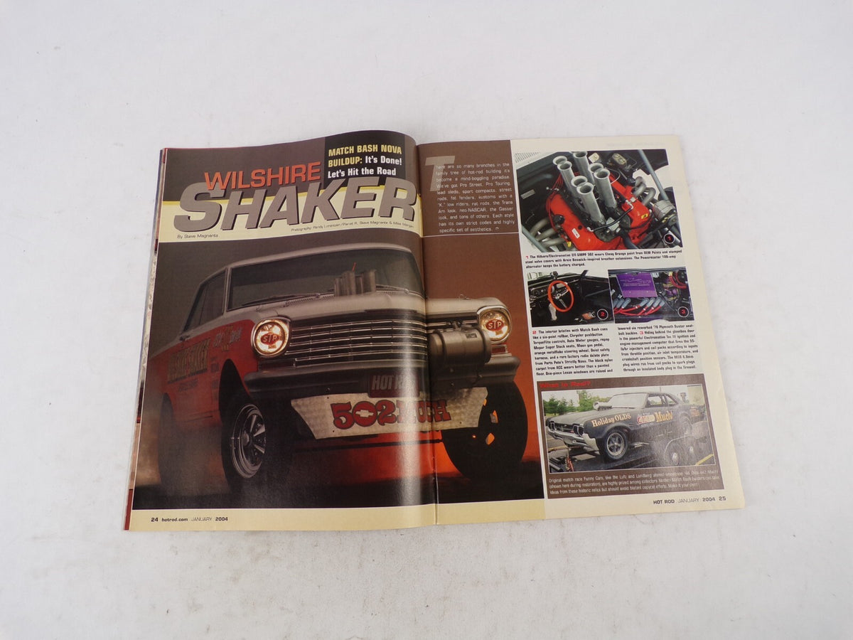 January 2004 Hot Rod USA Vs. Japan Cobra Vs. Subaru WRX STI More Alike Than You
