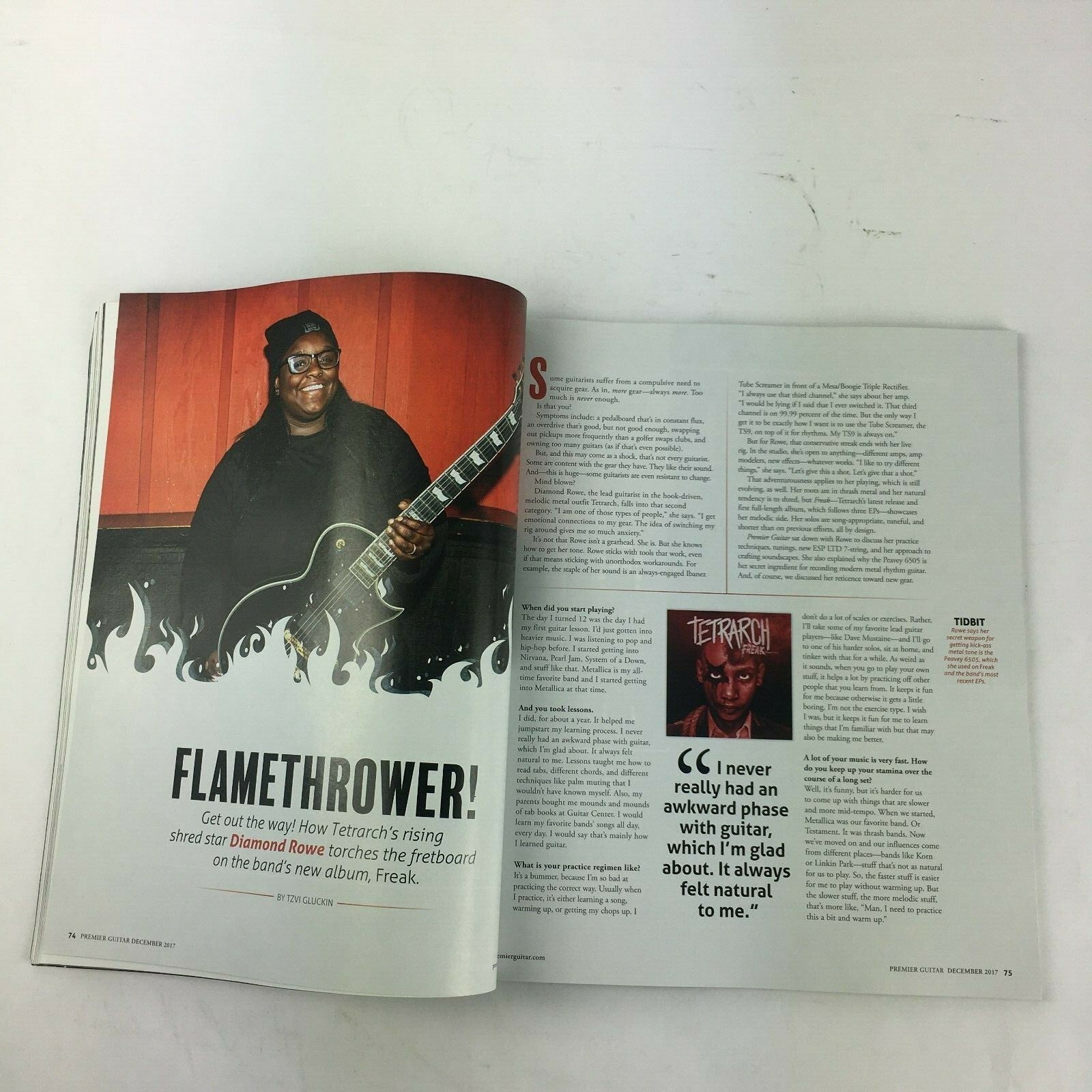 December 2017 Premier Guitar Magazine Premier Gear Fender Hughes Kettner Boss