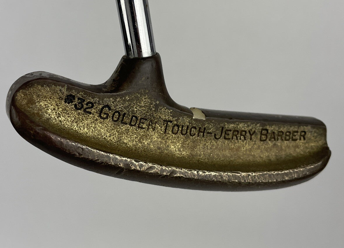 Vintage Jerry Barber Golden Touch 32 flange putter 35.5 inch RH golf club collectible putting blade