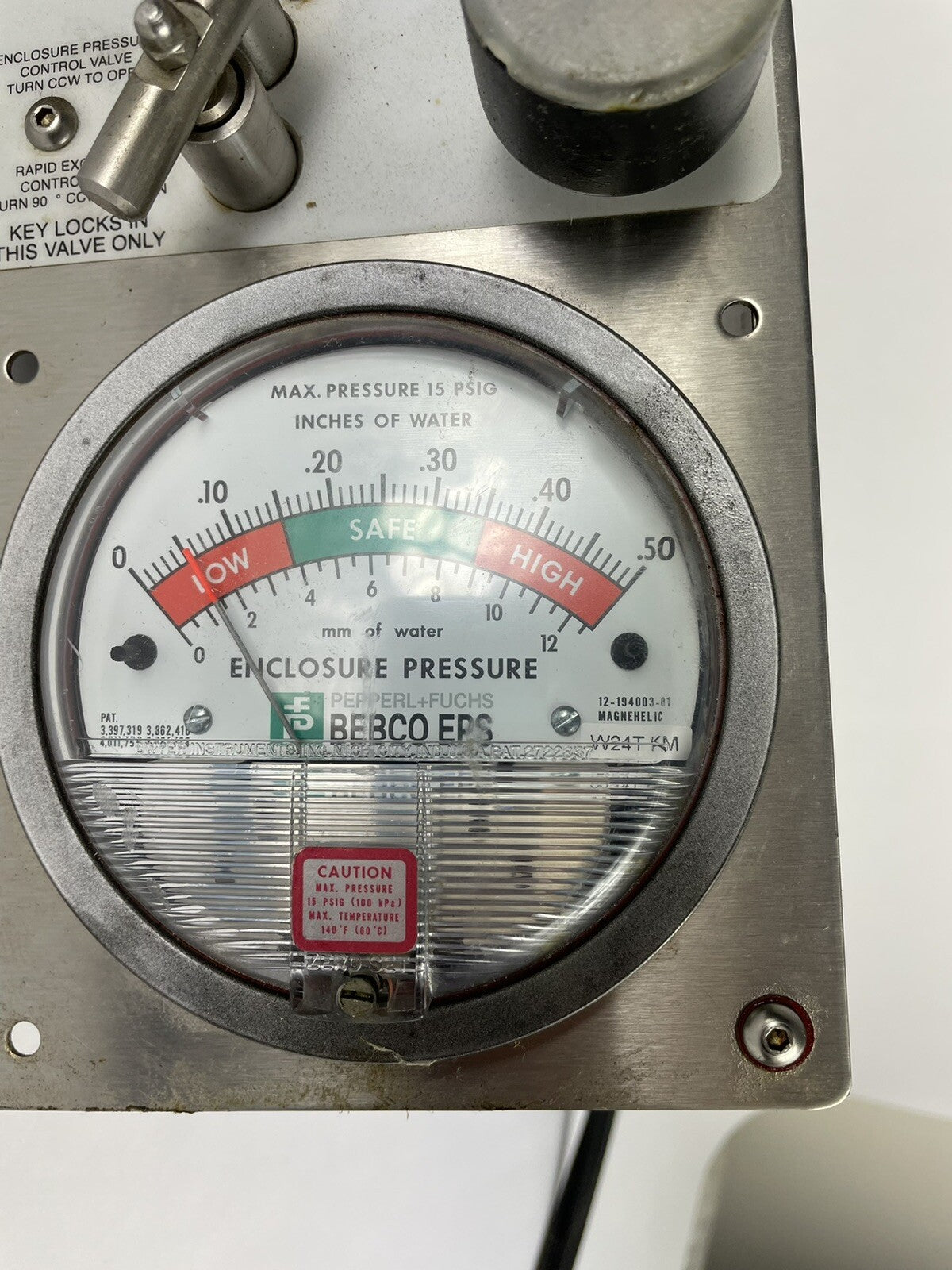 PEPPERL+FUCHS 3003 RAPID EXCHANGE PURGING SYSTEM 3003-LPS-CI-TYPE Y OR Z
