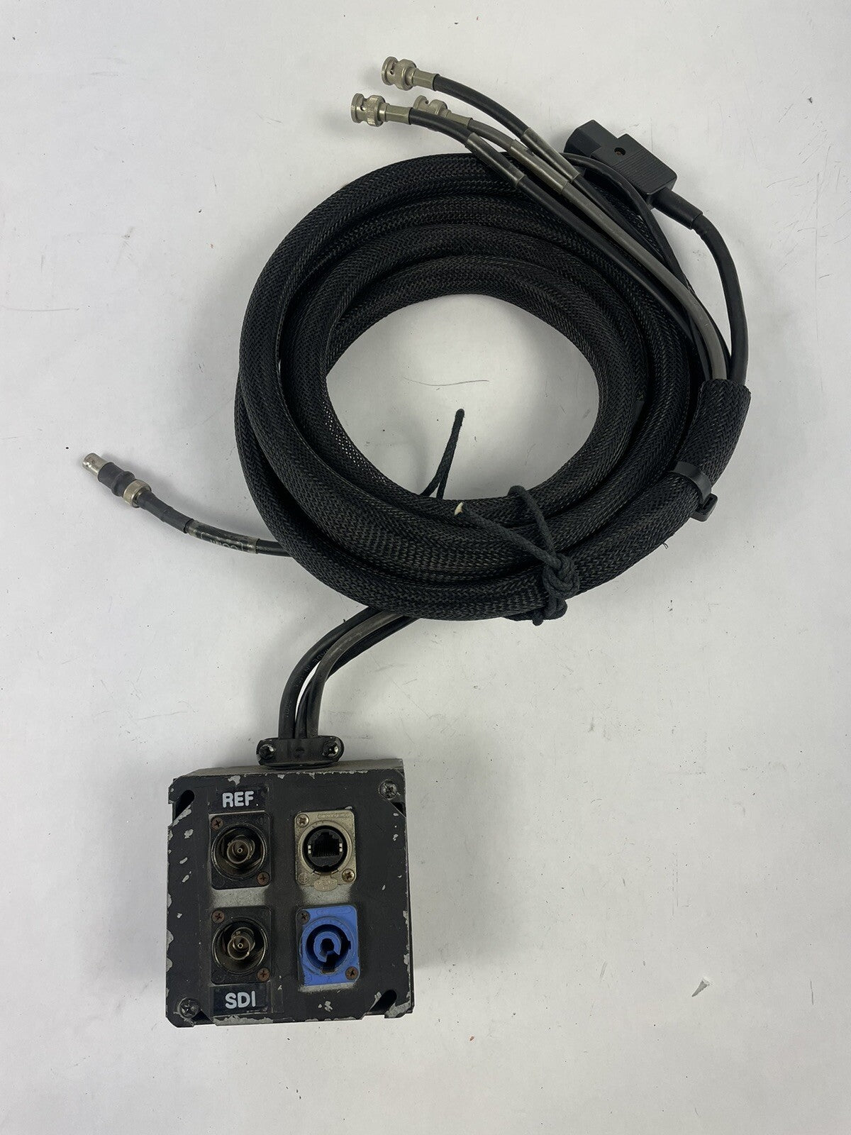 Breakout box Audio Snake 4 inputs Neutrik powerCON 20A EtherCon RJ45 BNC #C