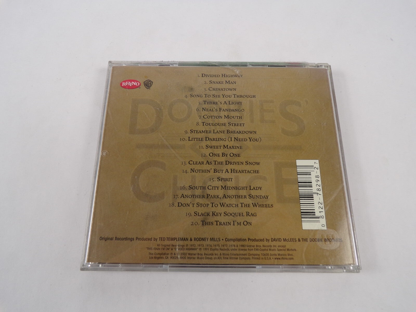 The Doobie Brothers Choice Hand Picked Primo Cuts Divide Highway Snake Man CD#27