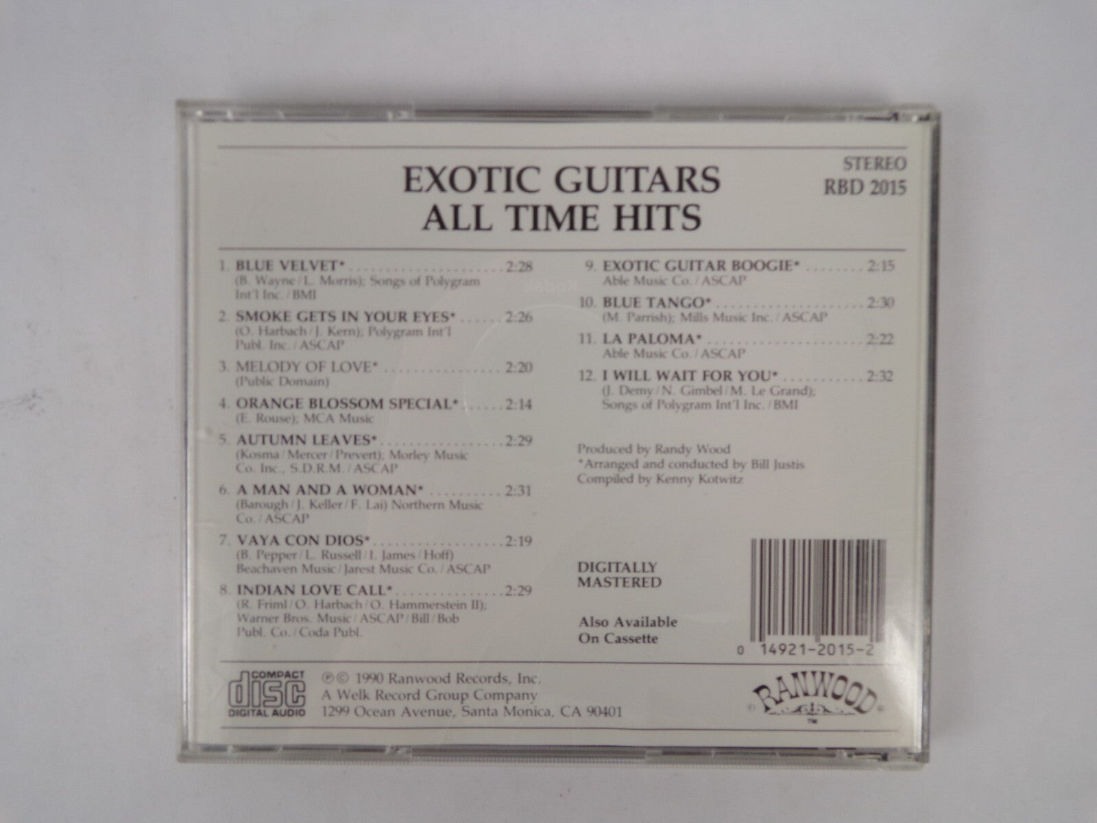 Exotic Guitars All Time Hits CD #9