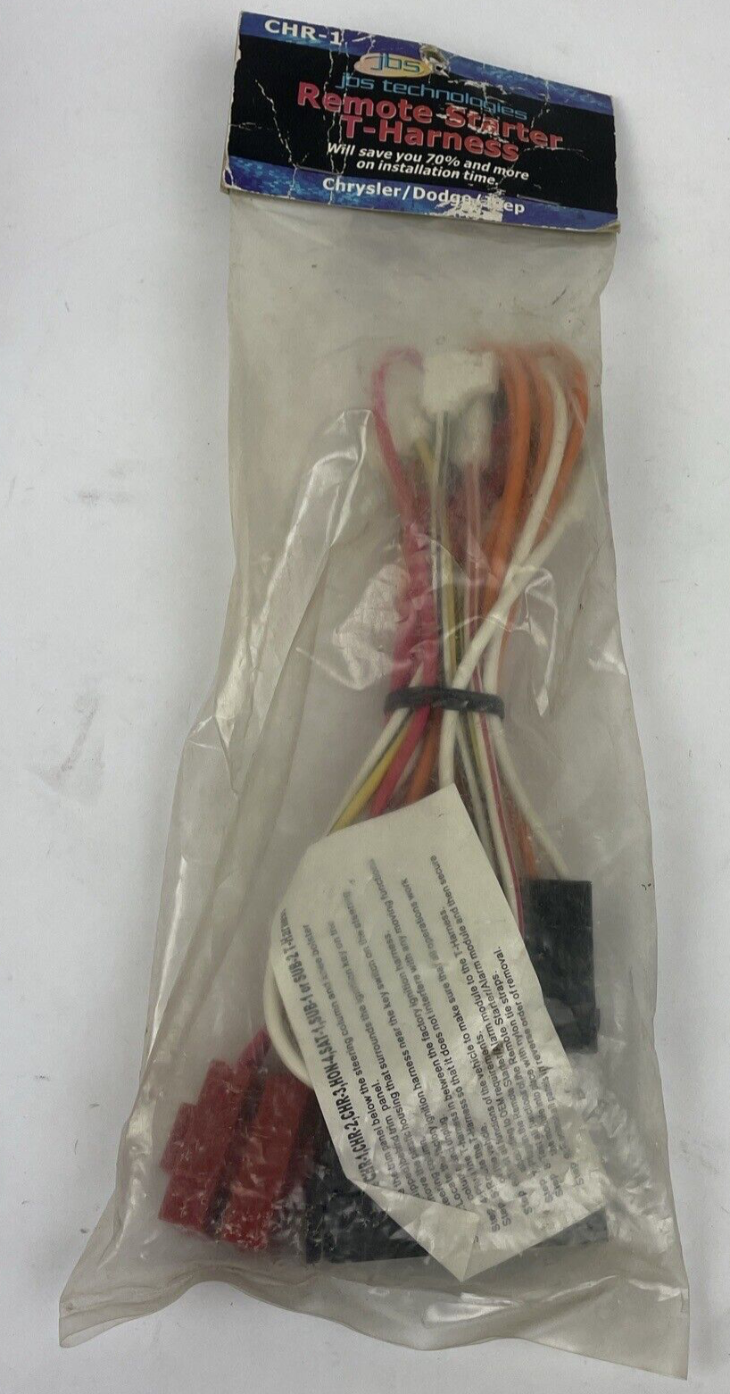 JBS CHR-1 Remote Car Start Remote Start T-Harness For 95-00 Jeep Dodge Chrysler