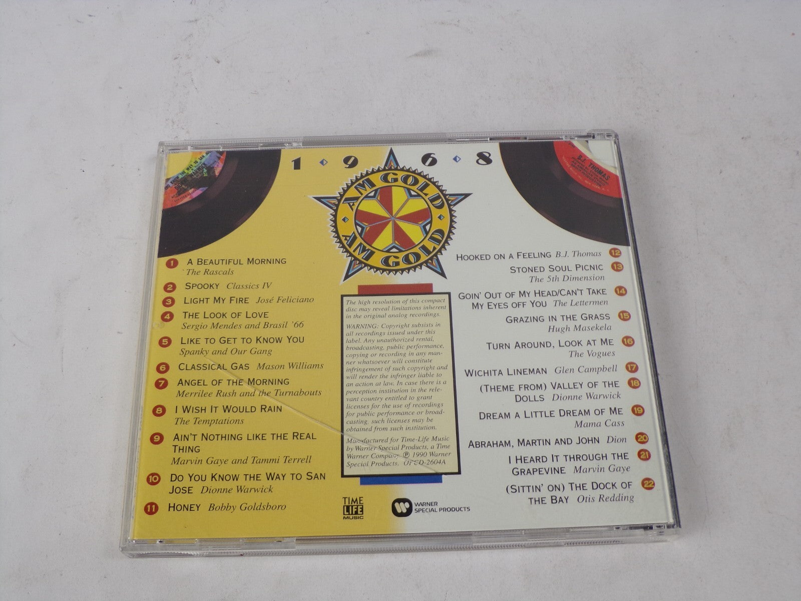 Am Gold 1968 A Beautiful Morning Spooky Light My Fire The Look Of Love CD#62