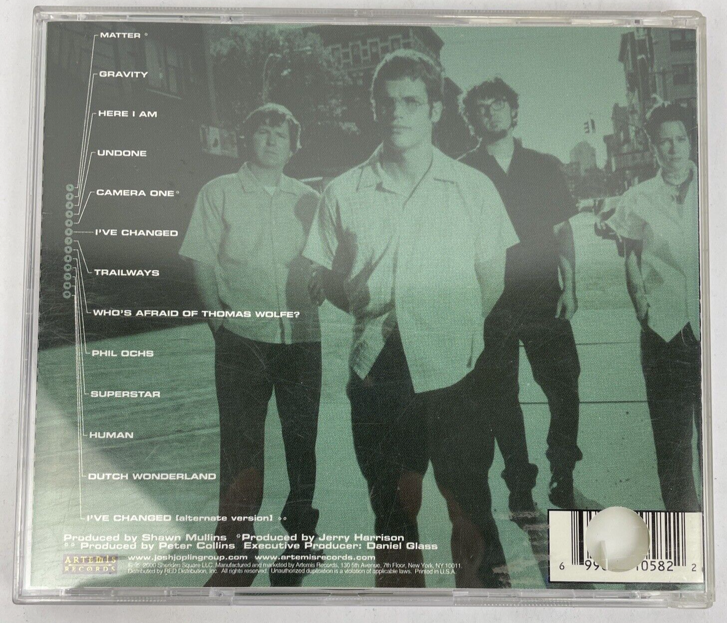 Josh Joplin Group - Useful Music - Digital Audio CD - 2000 Artemis Records - JK