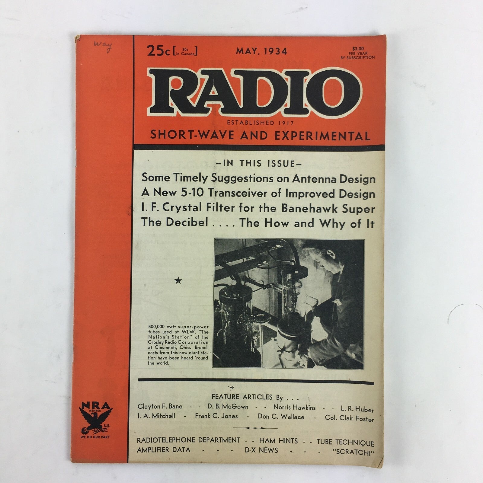 March 1934 Radio Magazine Some Timely Suggestions On Antenna Design  The Decibel