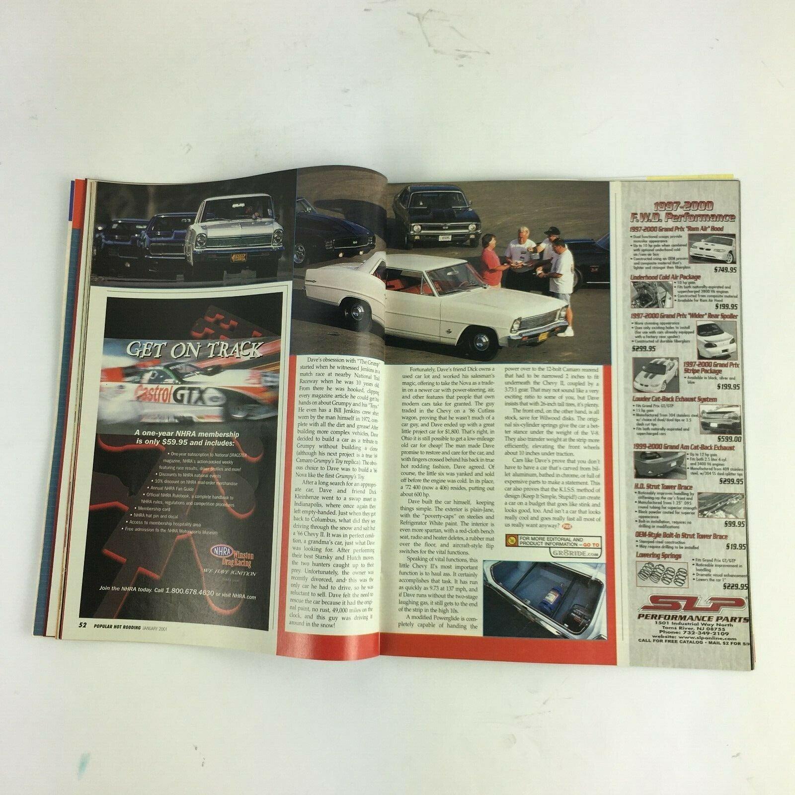 January 2001 Hot Rodding Magazine Muscle Rules! Drag Cars Hit the Street 