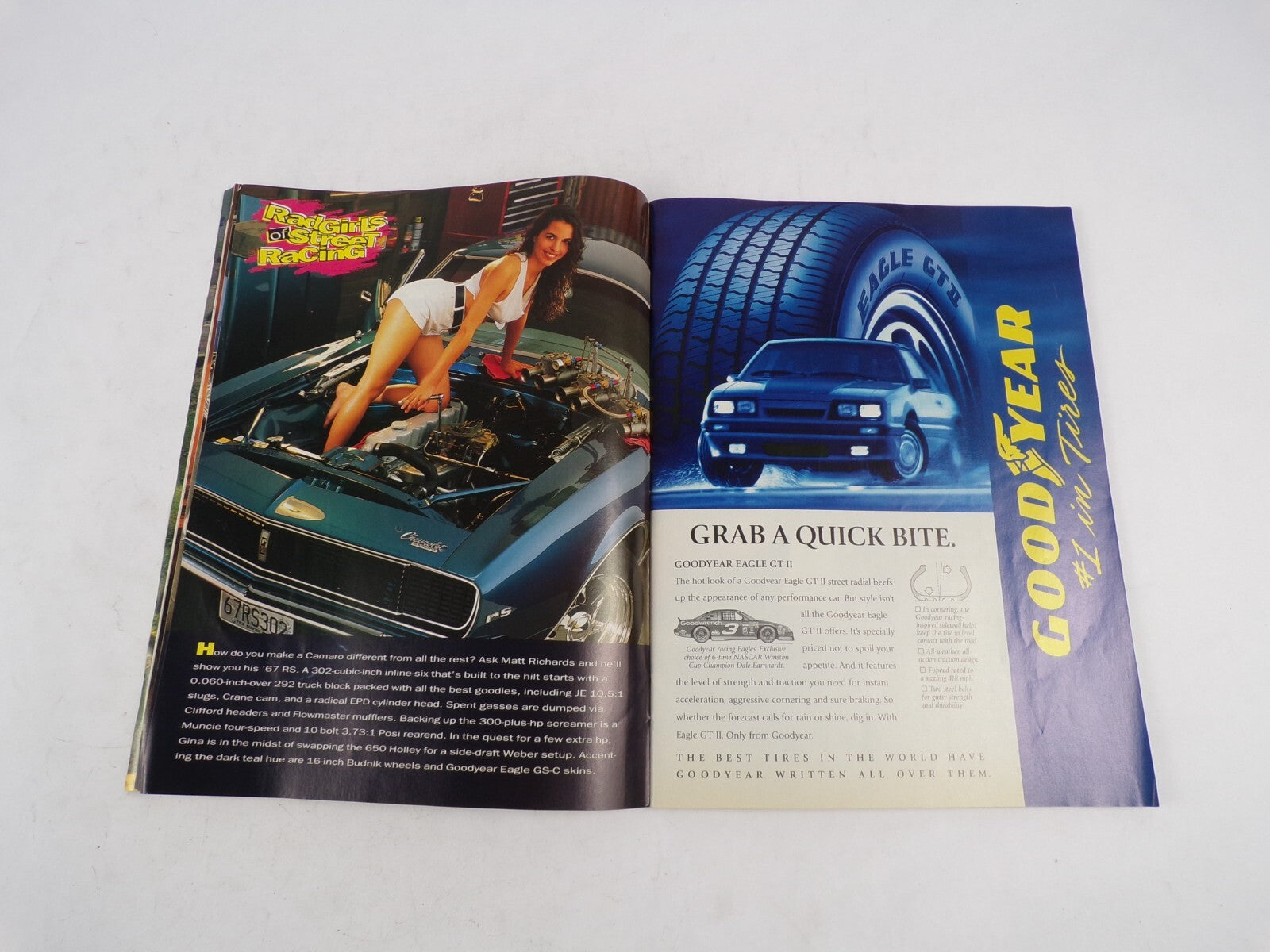 July 1994 Car Craft Rad Girls Of Street Racing Giant Wheel & Tire Buyer's Guide