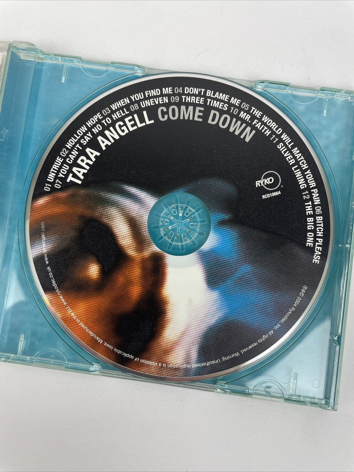Tara Angell - Come Down - CD ( Rykodisc RCD10664 2004 U.K. ) 2004 Promo Copy #3