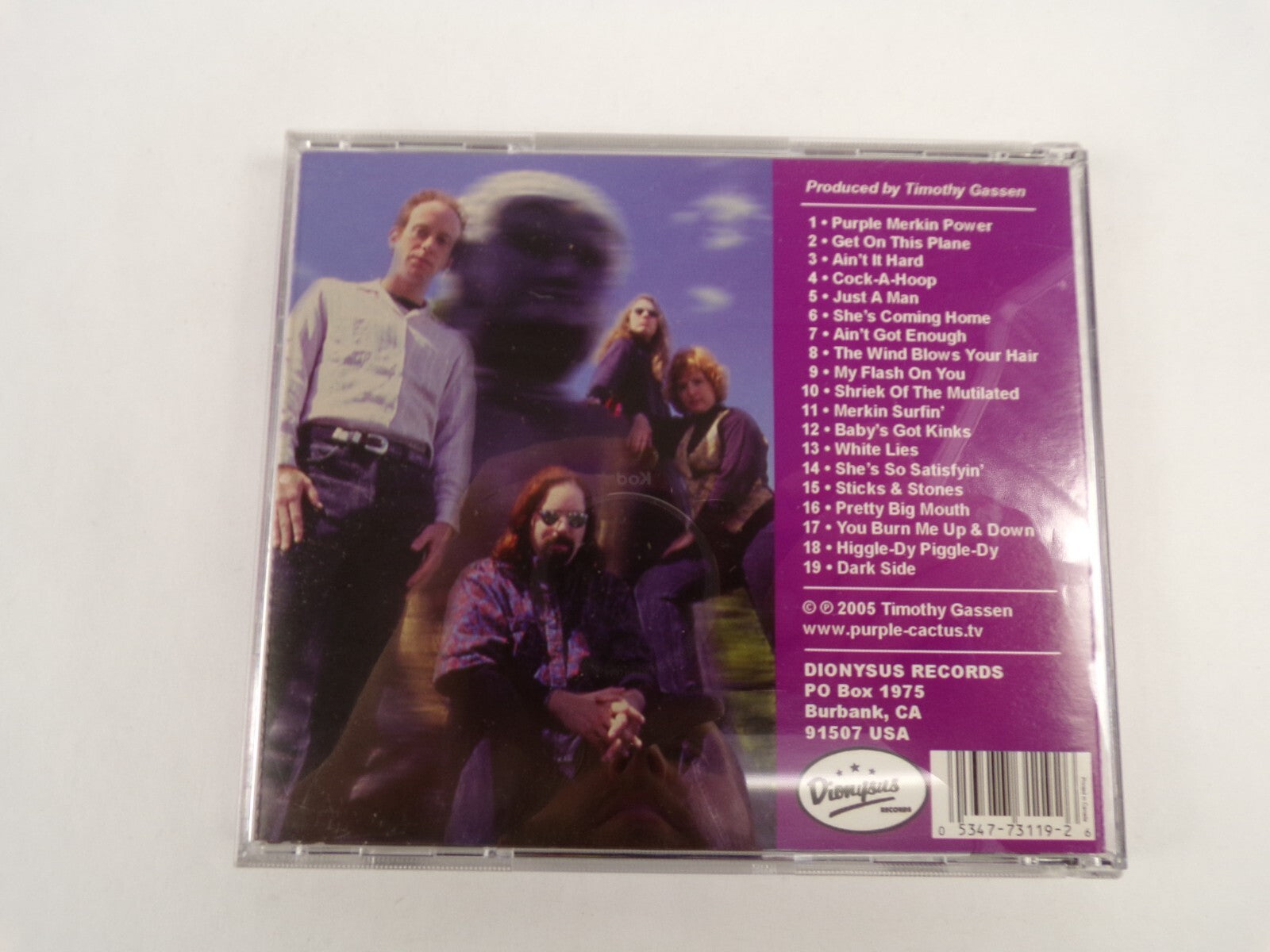 Purple Merkins Merkinmania Purple Merkin Power Get On This Plane CD#50