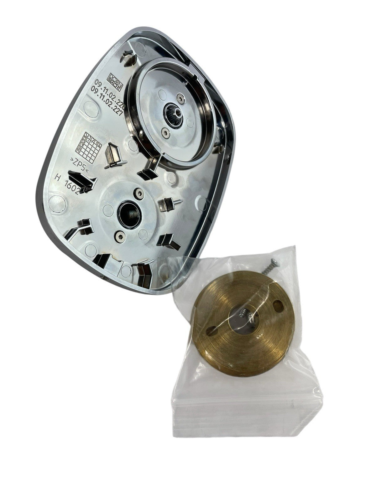 Dornbracht 36425670-080010 concealed thermostat trim platinum finish