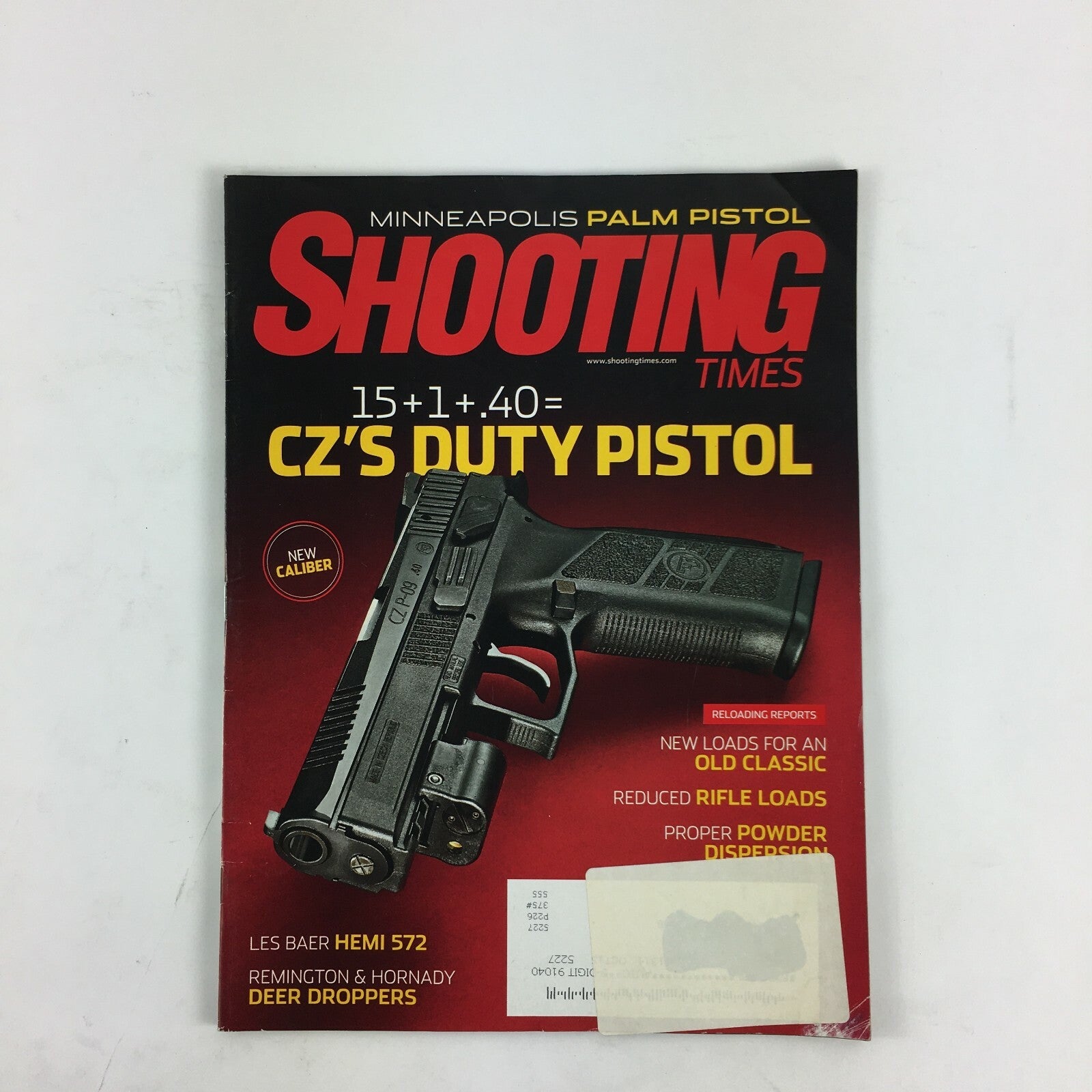 Shooting Time Magazine CZ's Duty Pistol Deer Droppers Hemi 572 Rifle Loads