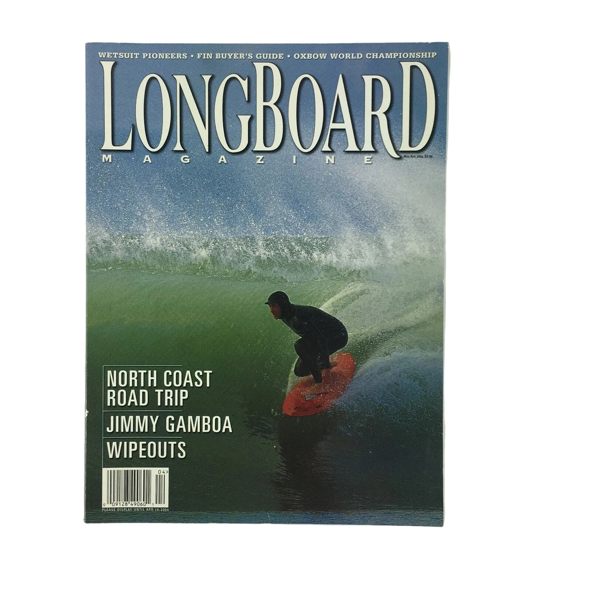 April 2004 Longboard Magazine North Coast Road Trip Jimmy Gamboa Wipeouts