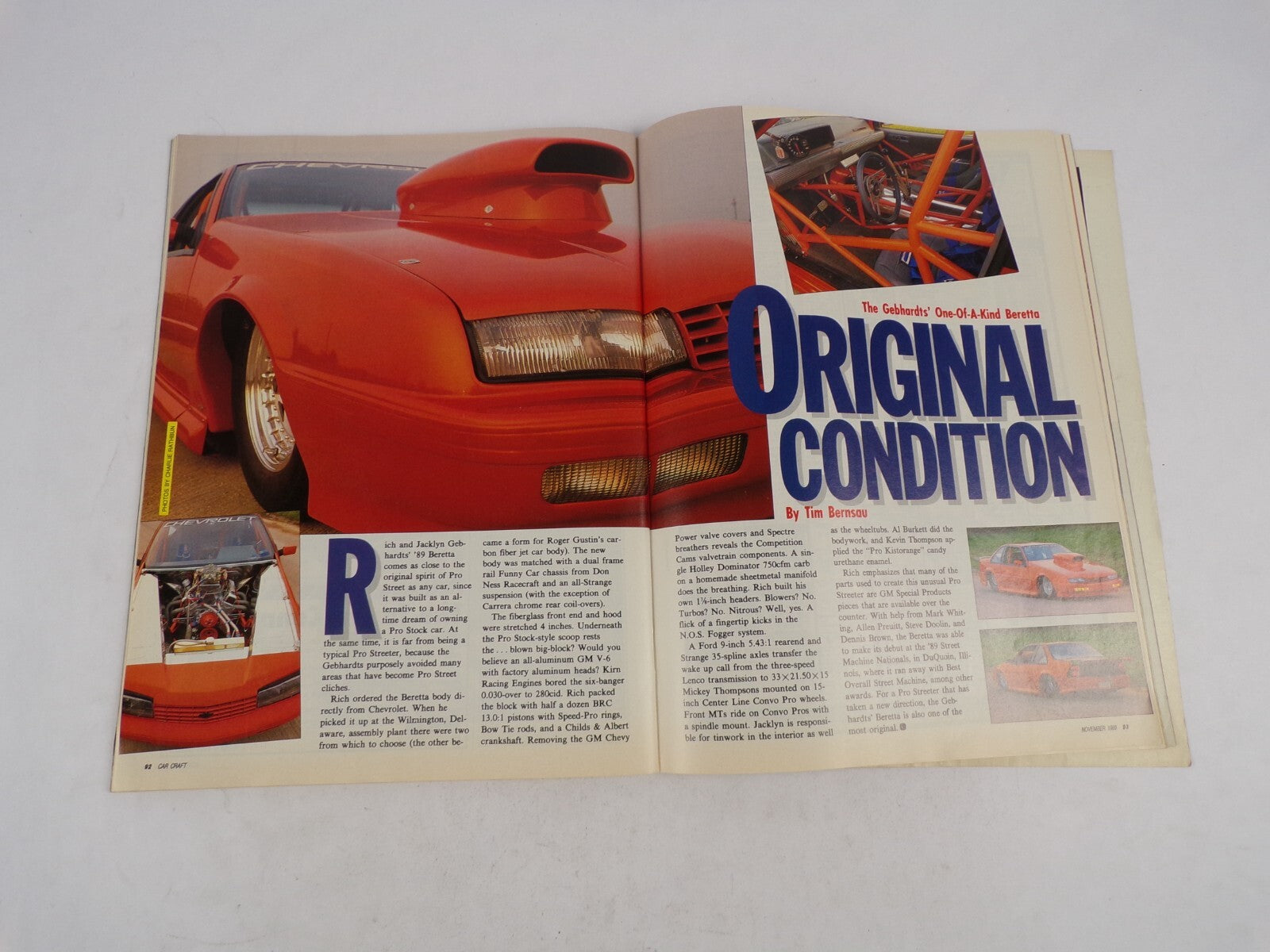 November 1989 Car Craft We Pick The... Meanest Musclecars Why They're So-O-O-O