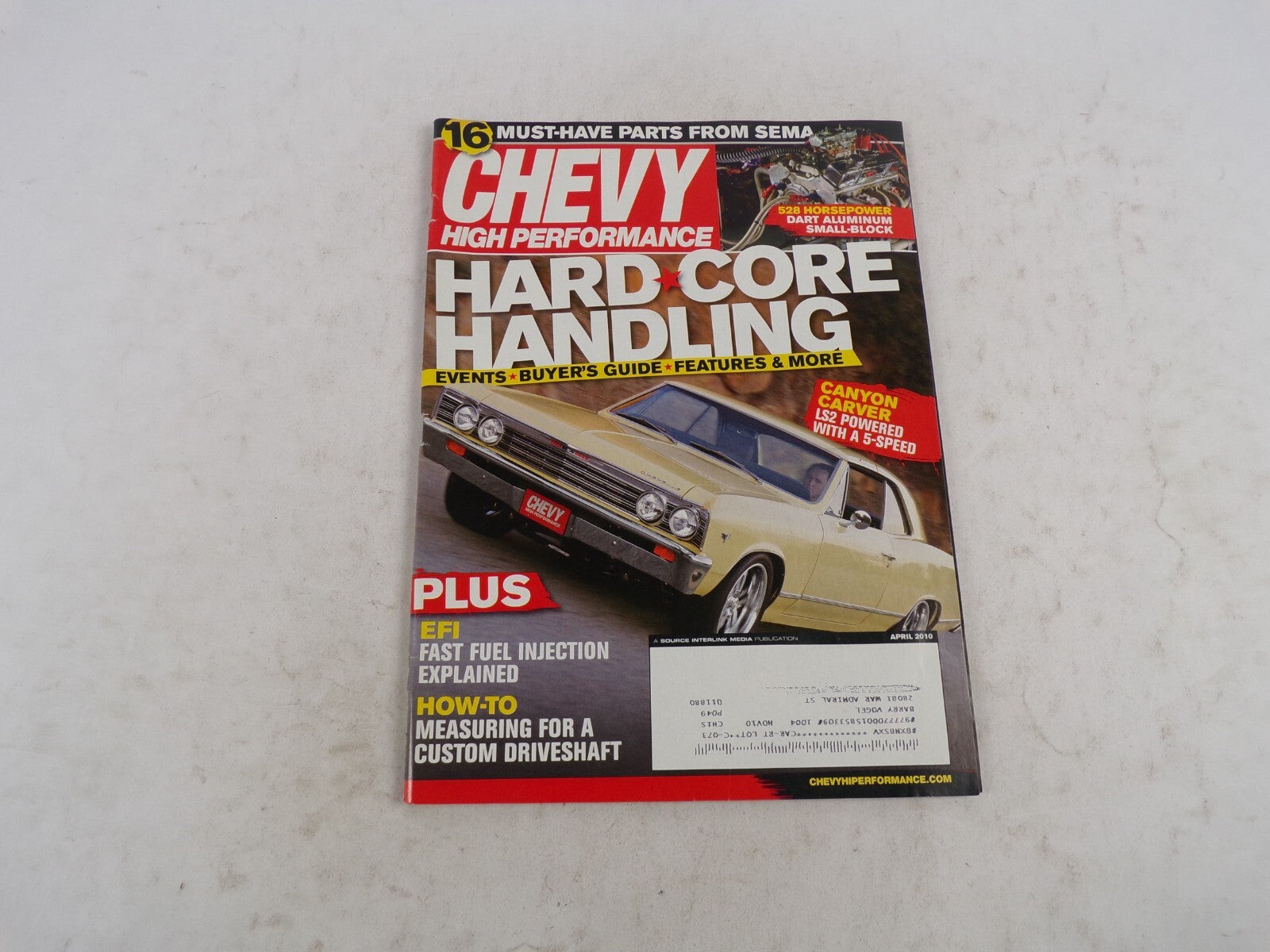 April 2010 Chevy High Performance Hard Core Handling Mut-Have Parts From Sema