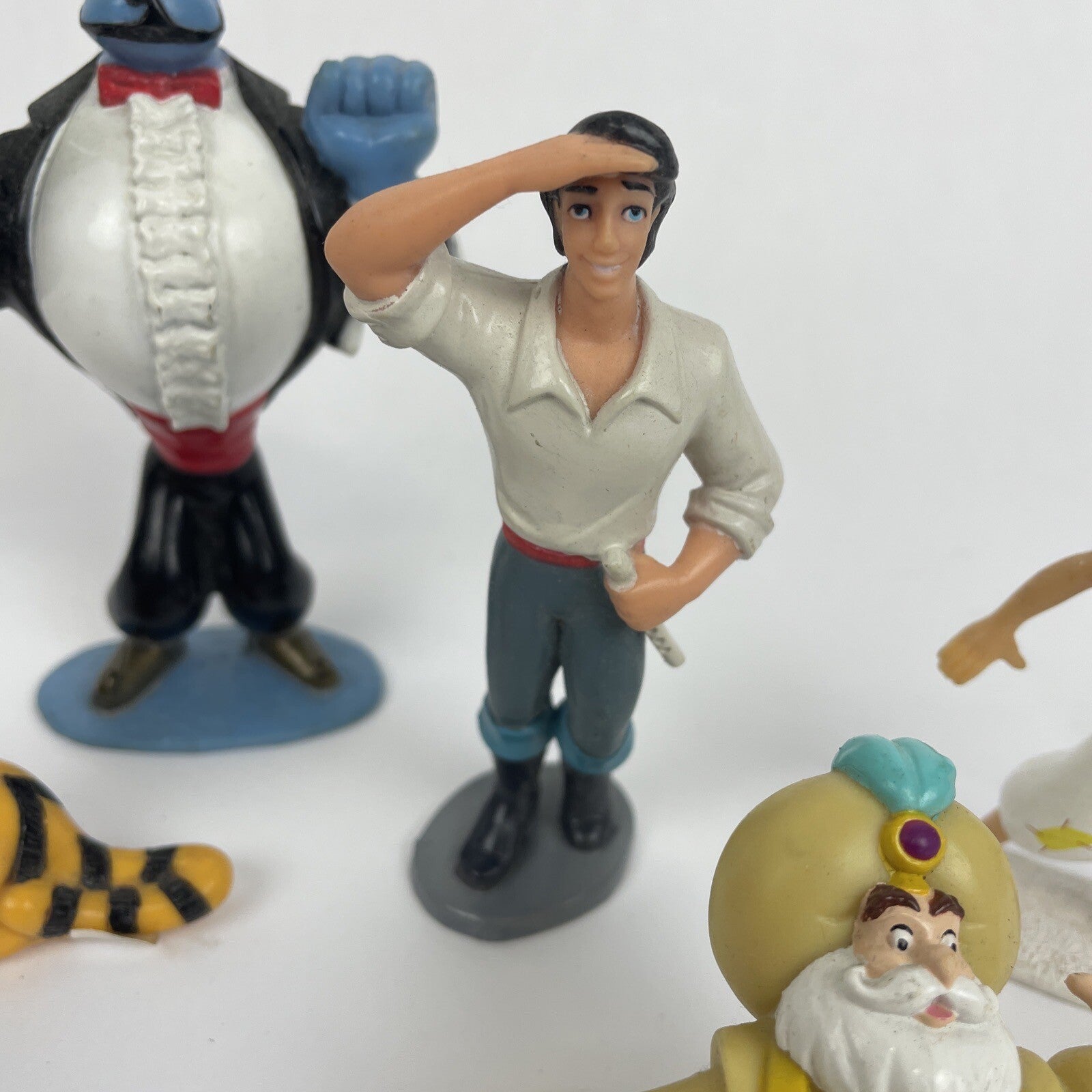 5 x Disney Aladdin Figure Toy Lot Of 5 Cake Toppers PVC Figurine - Largest 4"