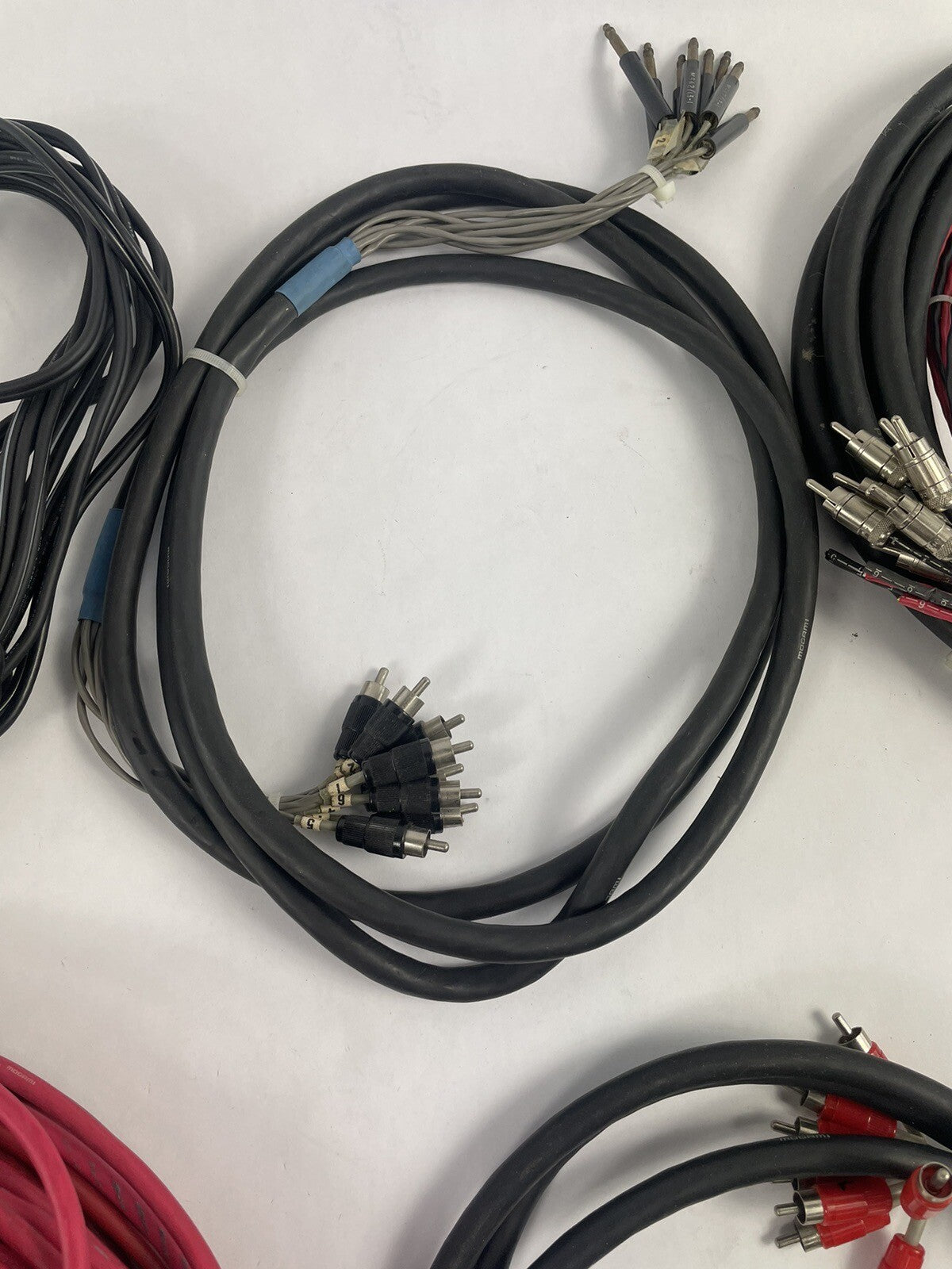 Lot of 8 Audio Snakes - XLR / TRS / Switchcraft  M642 / Neutrik Whirlwind