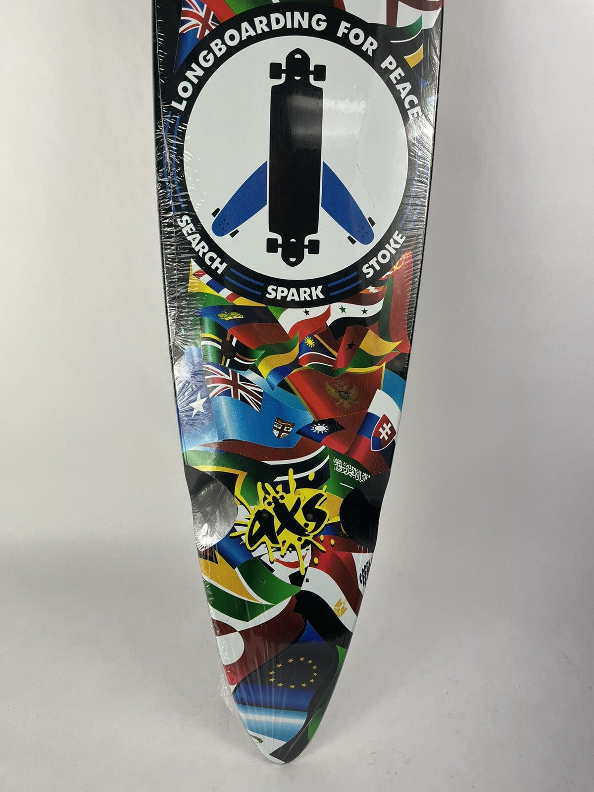 LONGBOARDING  FOR PEACE Pintail 8ply Maple Top mount Downhill 9X 42" C2