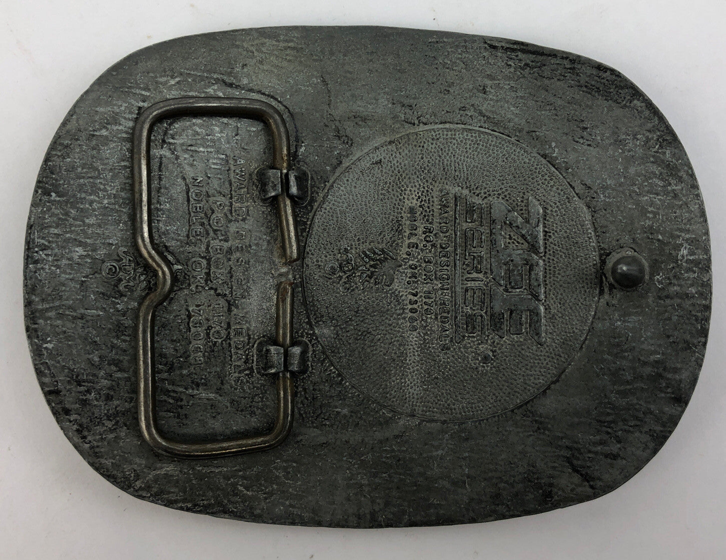 " BULL RIDERS ONLY " Belt Buckle Zee Series Rodeo Long Horn Bull ADVL Cowboy 