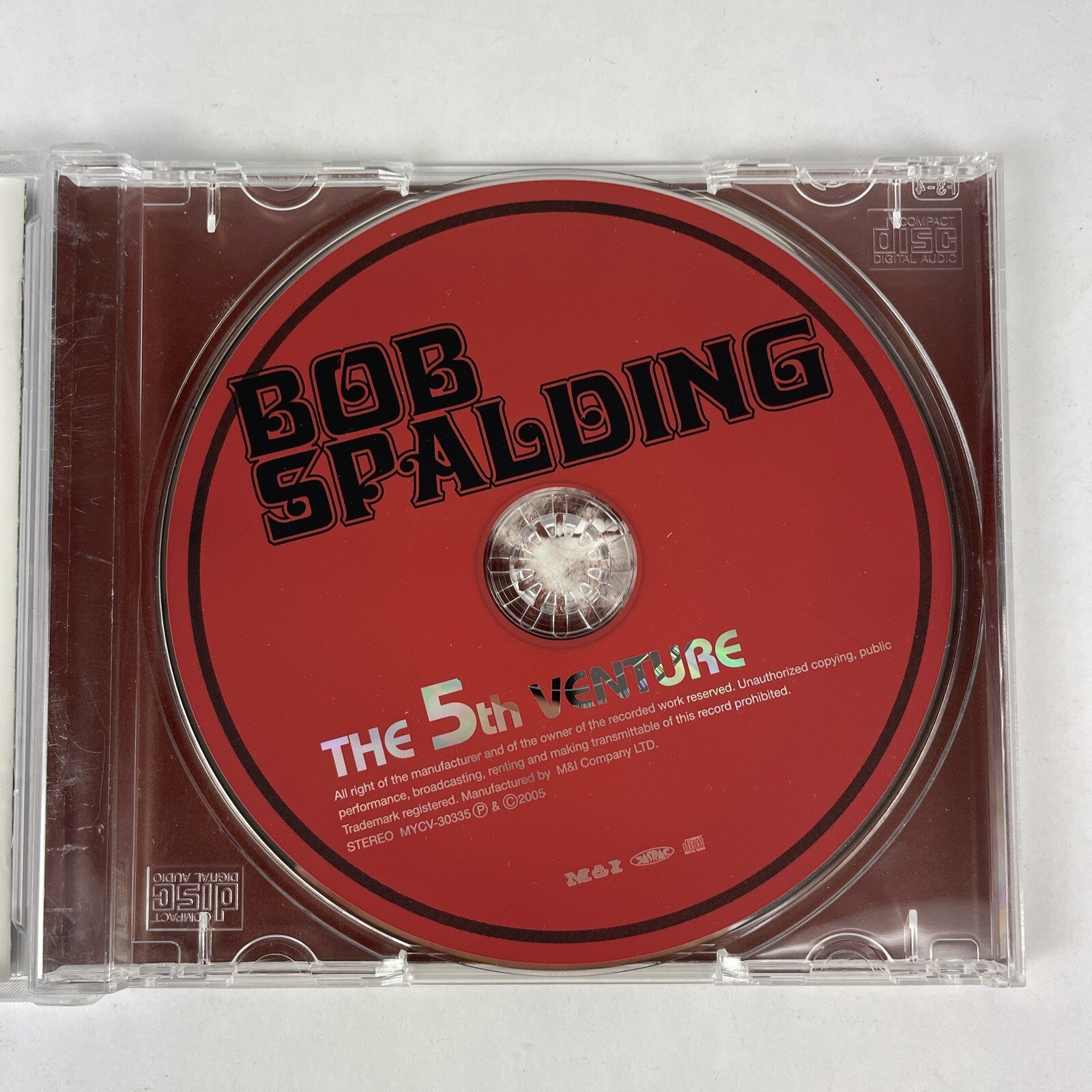 Bob Spalding - The 5th Venture CD Japanese Import  #23