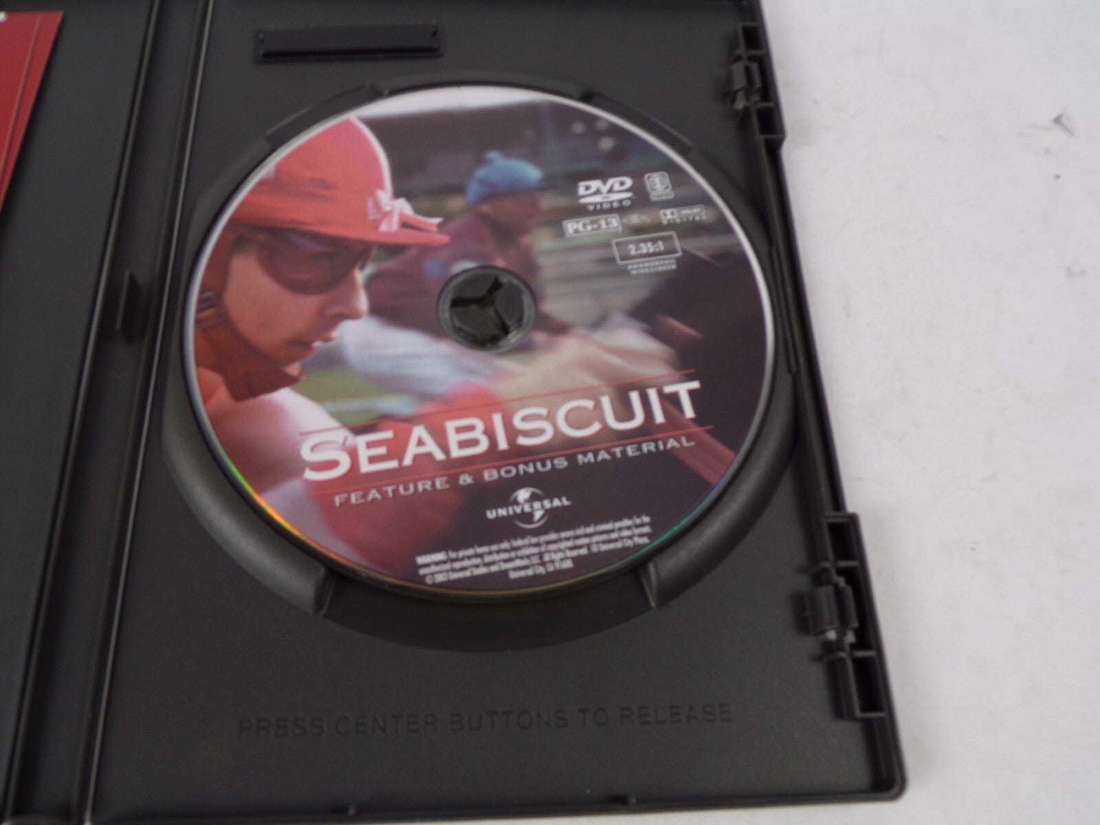 Seabiscuit Tobey Maguire Jeff Bridges Chris Cooper Randy Newman DVD Movies