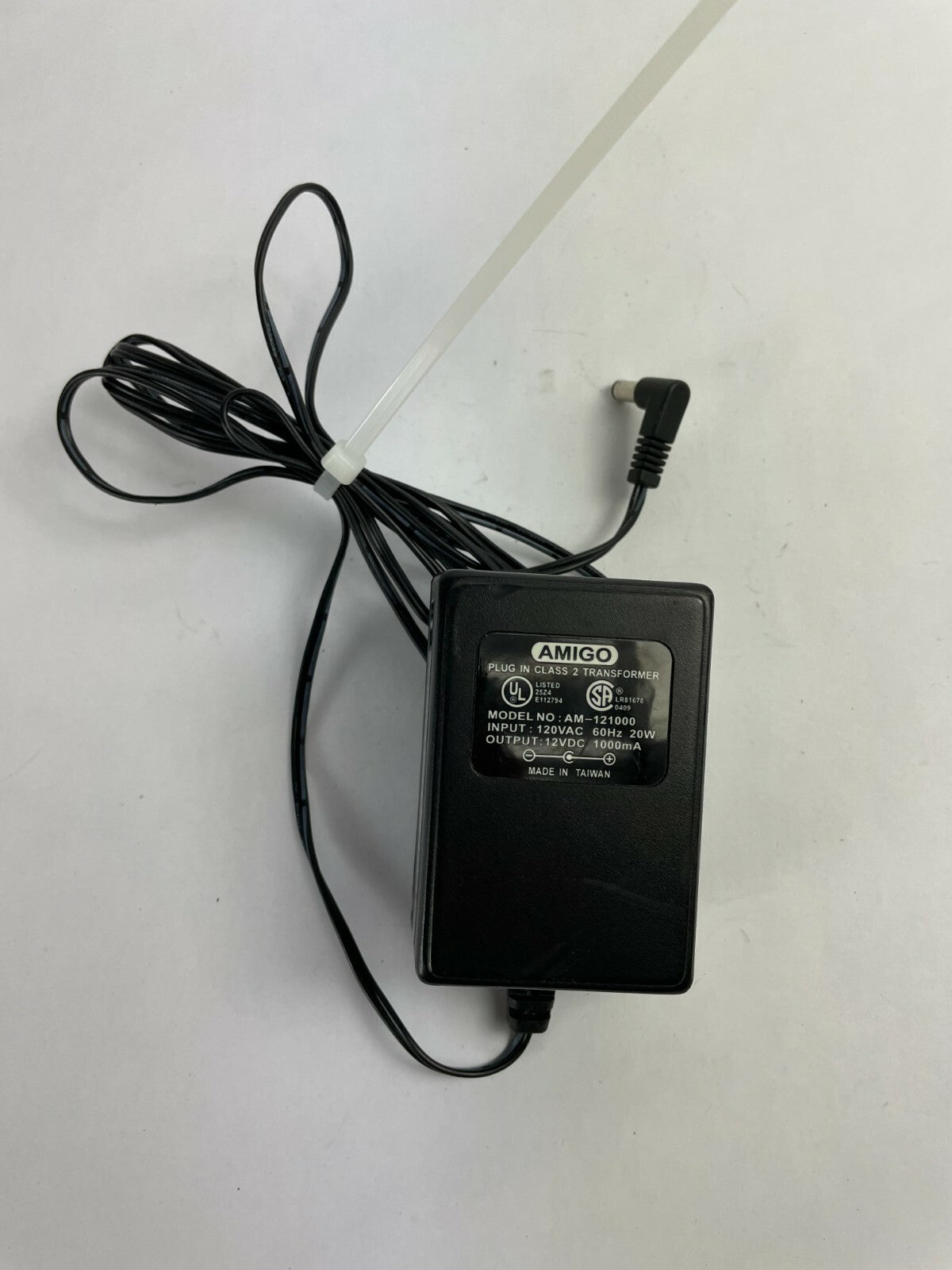 Genuine Amigo AM-121000 Ac Adapter Output 12 V 1 A Power Supply Adapter A91
