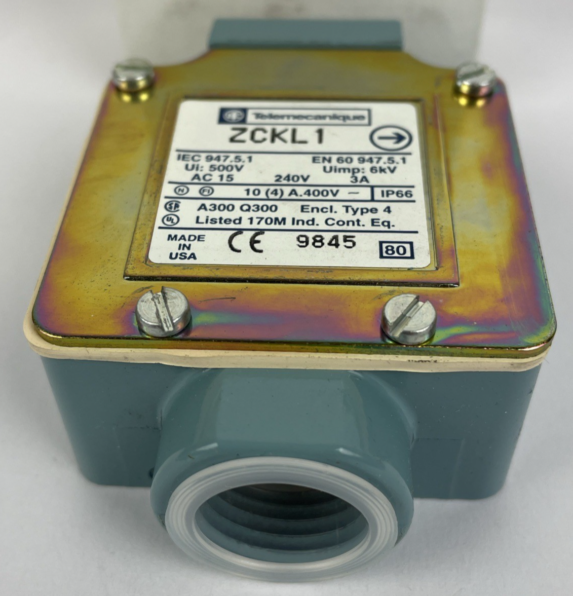 OEM Telemecanique ZCKL1 Limit Switch Body 1NO/1NC , 10A 240V
