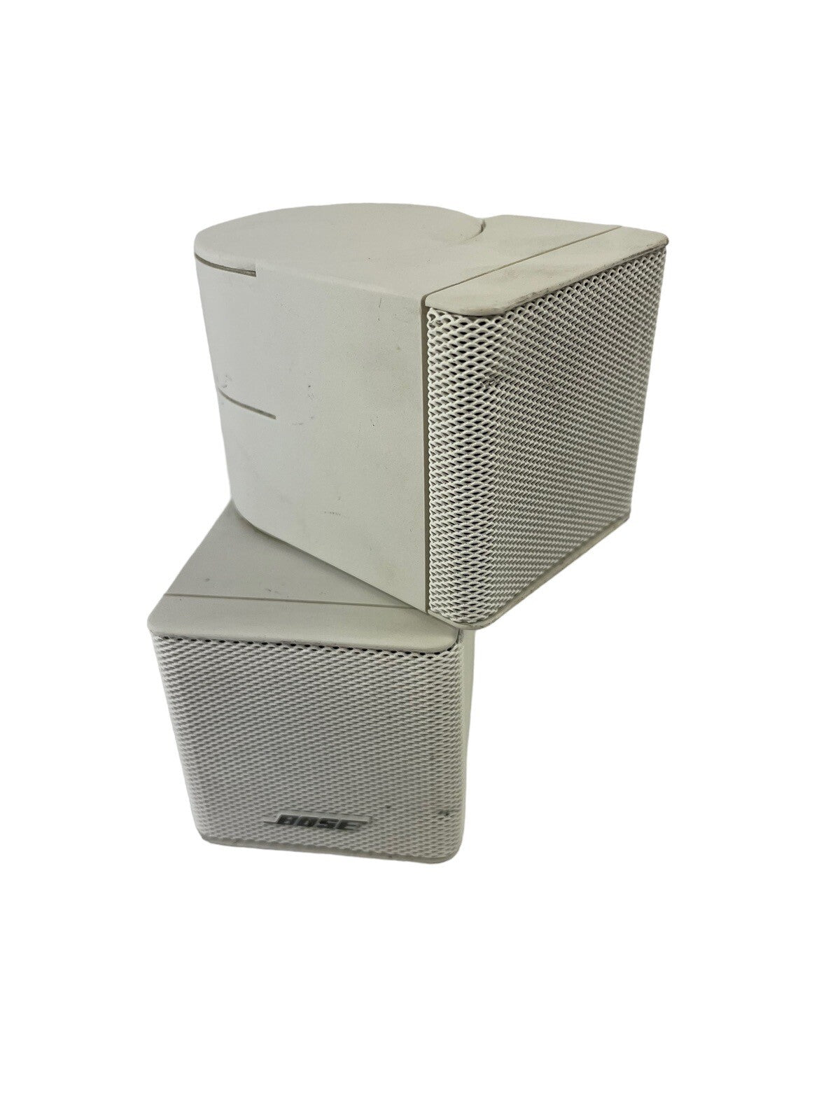 BOSE Lifestyle/Acoustimass Double Cube JEWEL Speakers WHITE