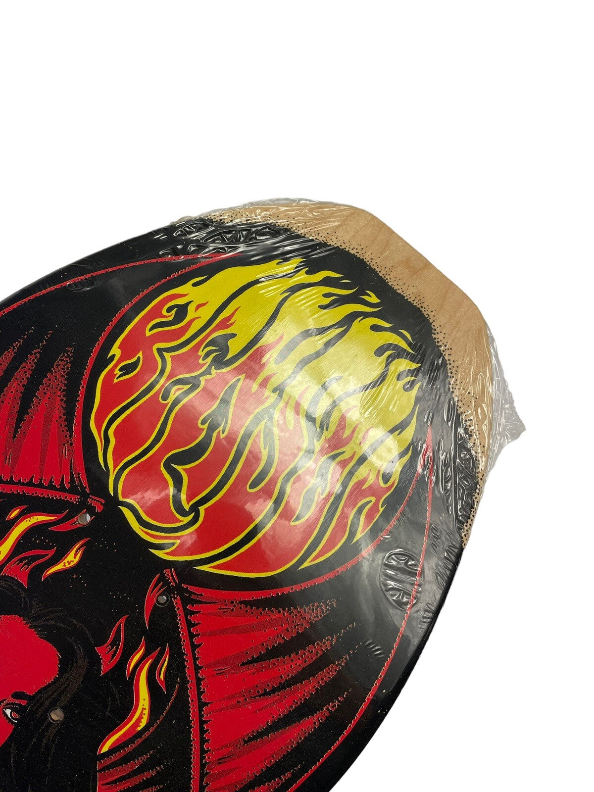 Death Skateboards Benson Red Devil Woman Pro Pool Head 8.623-inch skateboard deck with signature graphic.