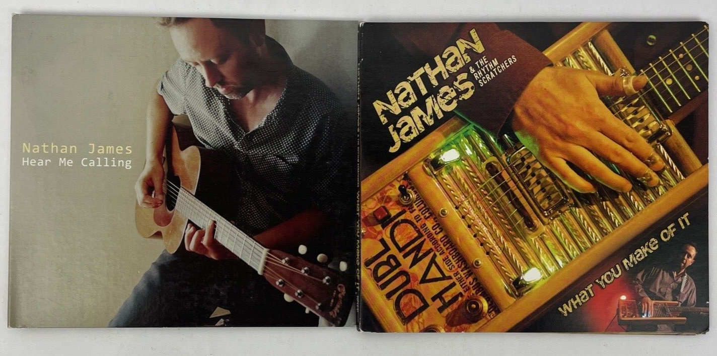 2 x Nathan James - Hear Me Calling & what You Make of It - Digital Audio CD - JK