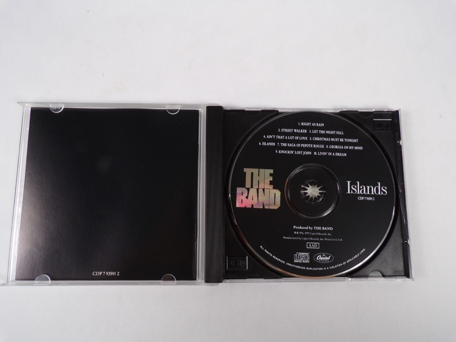 The Band ISLANDS CD #10