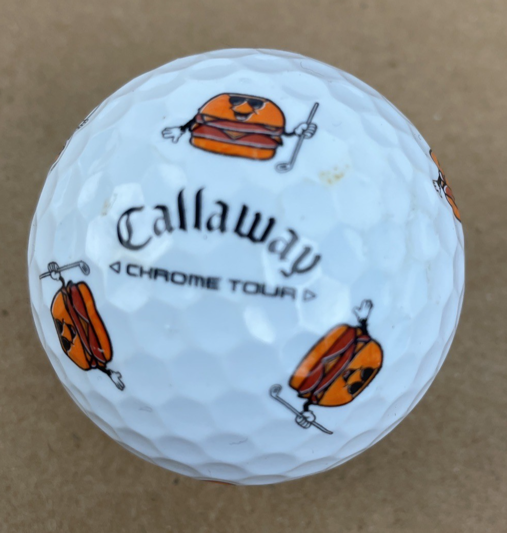 Lot of 14 x TRUVIS Callaway Chrome SERIES TURNBOX Golf Ball Hot Dog Burger Donut