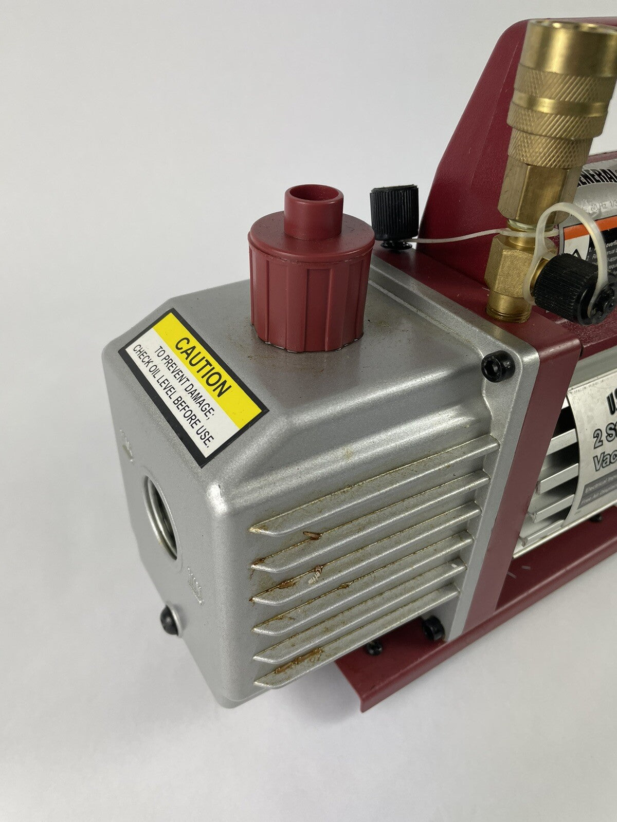 U.S. General 2 Stage 3 CFM Vacuum Pump Item No. 66466