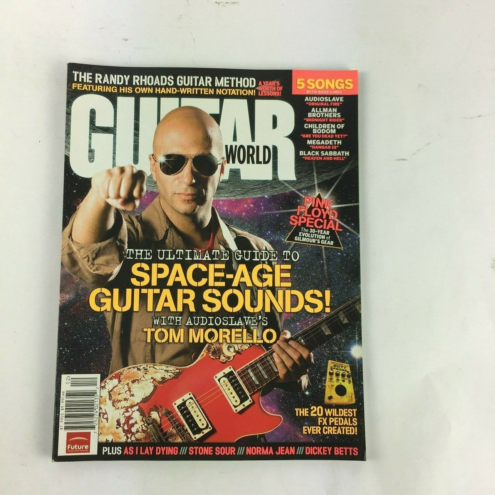 2012 Guitar World Magazine Space-Age Guitar Sounds! Tom Morello Norma JeanDickey