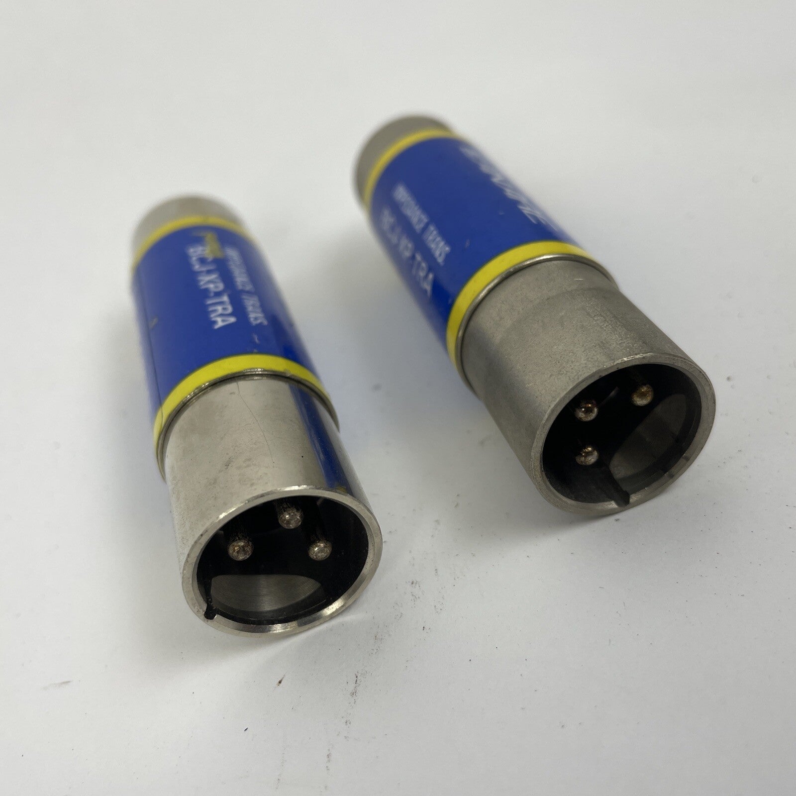 Lot of 2 x Canare BCJ-XP-TRA Impedance Transformer Male 3 pin - LOOK