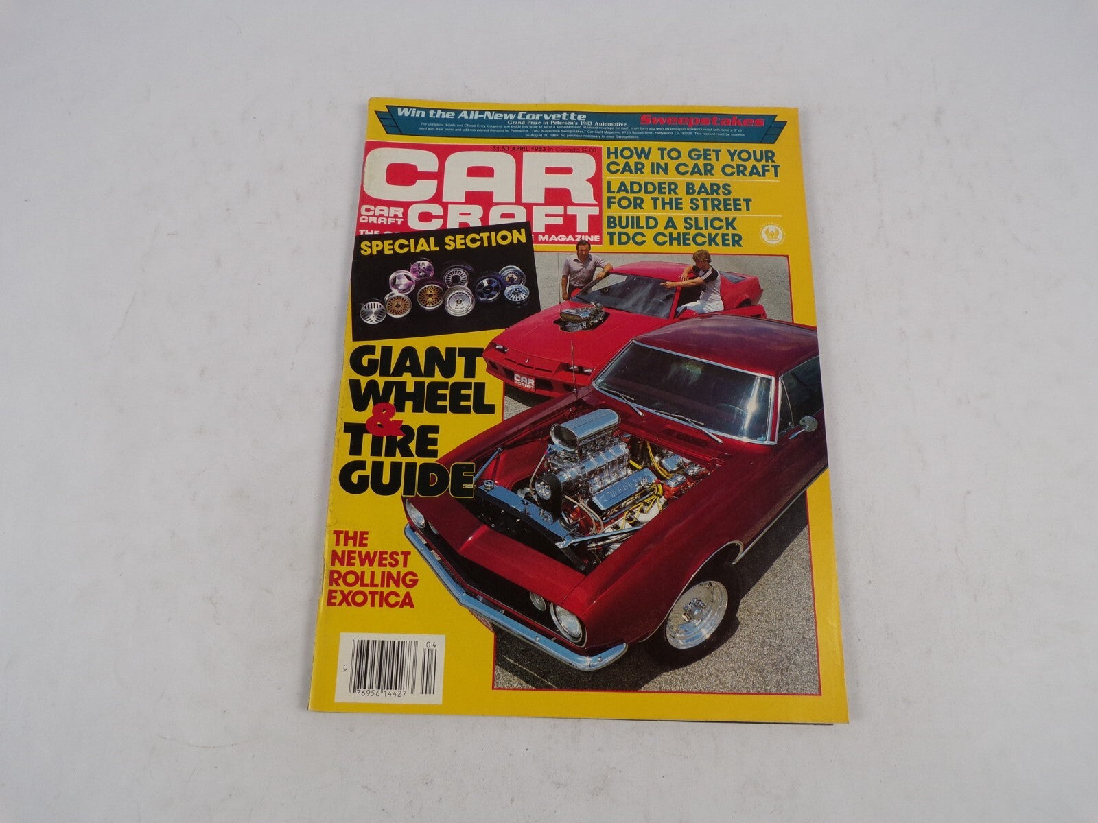 April 1983 Car Craft Giant Wheel & Tire Guide The Newest Rolling Exotica Ladder