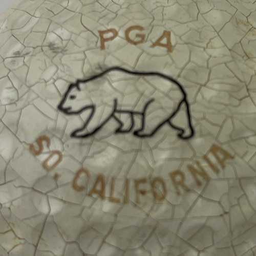 VINTAGE LOGO GOLF BALL PGA OF SOUTHERN SO. CALIFORNIA BEAR Logo #4 USA Man Cave