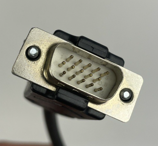 1 x Lemo 10 pin FGG1B FGG.1B FGG Male to Amphenol 15 Pin Male Connection 62""