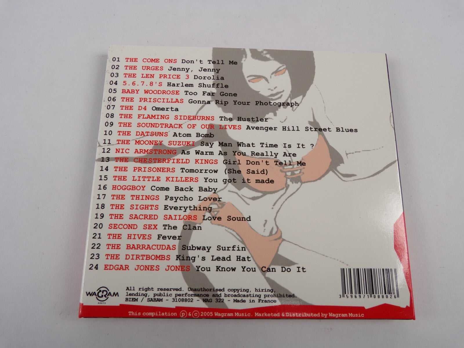 Gloria International Garage Rock Club The Come Ons The Urges Dorolia CD#60